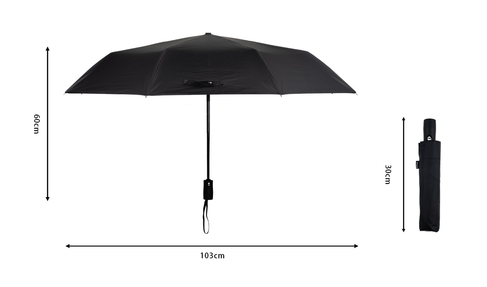 Rainec Pro 高性能防回彈自動摺傘呎吋